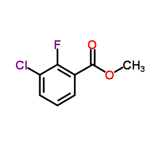 3-氯-2-氟苯甲酸甲酯分子式结构图