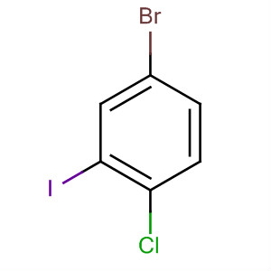 2-氯-5-溴碘苯分子式结构图