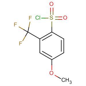 4-甲氧基-2-(三氟甲氧基)苯磺酰氯分子式结构图