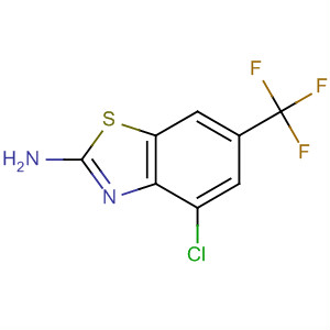 4-氯-6-三氟甲基-2-苯基噻唑胺分子式结构图