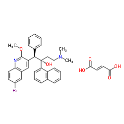 贝达喹啉富马酸盐分子式结构图