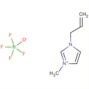 1-烯丙基-3-甲基咪唑四氟硼酸盐分子式结构图