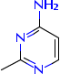 2-甲基-4-氨基嘧啶盐酸盐分子式结构图