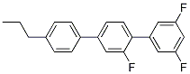 2',3,5-三氟-4''-丙基三联苯分子式结构图