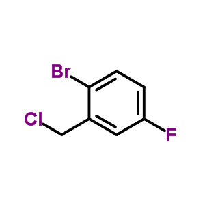 2-溴-5-氟苄氯分子式结构图