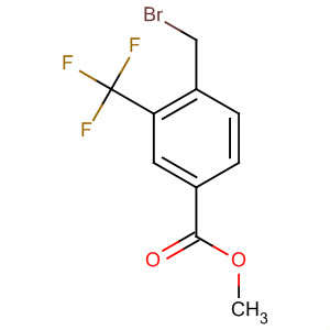 4-溴甲基-3-(三氟甲基)苯甲酸甲酯分子式结构图