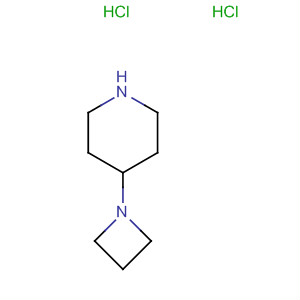 4-(1-吖丁啶基)哌啶二盐酸盐分子式结构图