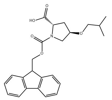 (4R)-1-Fmoc-4-异丁氧基-L-脯氨酸分子式结构图