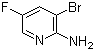 2-氨基-3-溴-5-氟吡啶分子式结构图