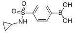 4-(环丙基磺酰胺基)苯硼酸分子式结构图