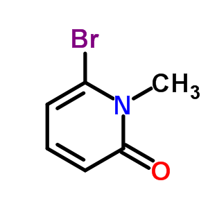 6-溴-1-甲基吡啶-2(1H)酮分子式结构图