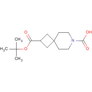 7-BOC-7-氮杂螺[3.5]壬烷-2-甲酸分子式结构图