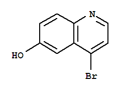 4-溴-6-羟基喹啉分子式结构图