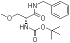 (R)-2-Boc-3-甲氧基丙苄酰胺分子式结构图