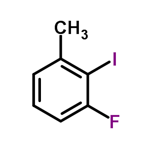 3-氟-2-碘甲苯分子式结构图