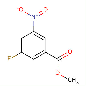 3-氟-5-硝基苯甲酸甲酯分子式结构图