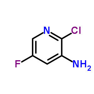 2-氯-3-氨基-5氟吡啶分子式结构图