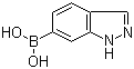 6-吲唑硼酸分子式结构图