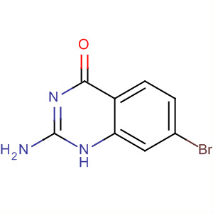 2-氨基-7-溴喹唑啉-4-醇分子式结构图