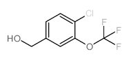 4-氯-3-三氟甲氧基苄醇分子式结构图