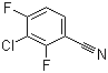 3-氯-2,4-二氟苯腈分子式结构图