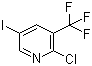 2-氯-5-碘-3-三氟甲基吡啶分子式结构图