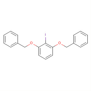 ((2-碘代-1,3-苯)双氧双甲基)二苯分子式结构图