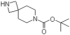 2,7-二氮杂螺[3.5]壬烷-7-甲酸叔丁酯分子式结构图