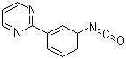 3-嘧啶-2-基苯基异氰酸酯分子式结构图