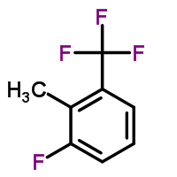 3-氟-2-甲基三氟甲苯分子式结构图