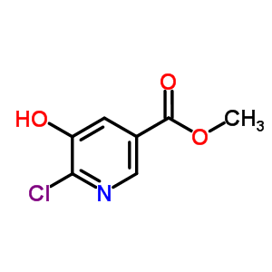 6-氯-5-羟基烟酸甲酯分子式结构图