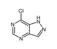 7-氯-1H-吡唑并[4,3-D]嘧啶分子式结构图