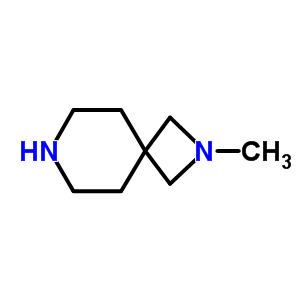 2,7-二氮杂螺环[3.5]壬烷 羧酸叔丁基酯盐酸盐分子式结构图