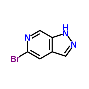 5-溴-1H-吡唑并[3,4-C]吡啶分子式结构图