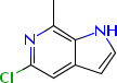 5-氯-7-甲基-吡啶并吡咯分子式结构图