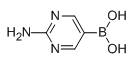 2-氨基嘧啶-5-硼酸分子式结构图