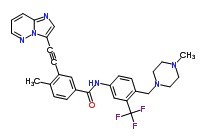 泊那替尼分子式结构图