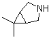 6,6-二甲基-3-氮杂双环[3.1.0]己烷分子式结构图