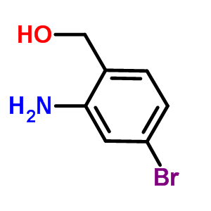 2-氨基-4-溴苄醇分子式结构图