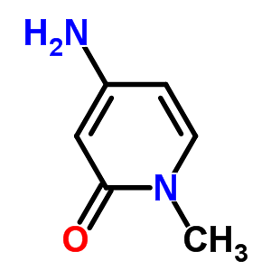 4-氨基-1-甲基吡啶-2-酮分子式结构图