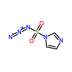 1H-咪唑-1-磺酰叠氮分子式结构图