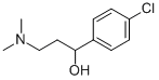 1-(4-氯-苯基)-3-二甲基氨基-1-丙醇分子式结构图