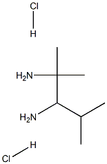 N1-异丙基-2-甲基丙烷-1,2-二胺二盐酸盐分子式结构图