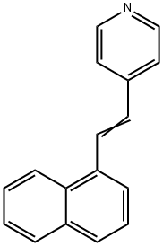 4-（1-萘乙稀基）吡啶分子式结构图