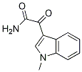 2-(1-甲基-1H-吲哚-3-基)-2-氧代乙酰胺分子式结构图