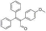 2-(4-Methoxyphenyl)-3,3-diphenylacrylaldehyde分子式结构图