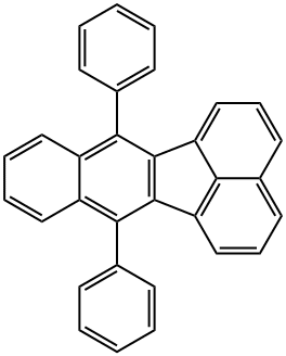 7,12-二苯基苯并[K]荧蒽分子式结构图