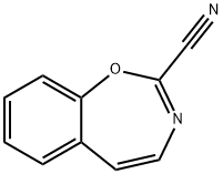 1,3-Benzoxazepine-2-carbonitrile分子式结构图