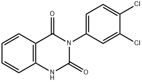 3-(3,4-二氯苯基)喹唑啉-2,4(1H,3H)-二酮分子式结构图