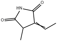 3-Ethylidene-4-methyl-2,5-pyrrolidinedione分子式结构图